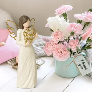 memorial day sales,Just for You Angel, with Sincere Love, it is a gift expressing affection for women, girlfriends, and wives, hand carved and hand-painted angel statues,Sentimental Home Décor for Couples,graduation gifts