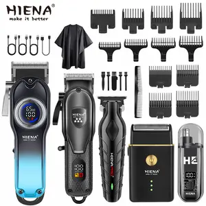 Electric hair clipper and shaving set, hair clipper set, 1 set of rechargeable hair clipper and electric shaver with accessories, rechargeable hair clipper cordless hair clipper, are excellent gifts for fathers, husbands, and boyfriends