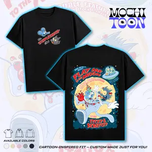 The Itchy & Scratchy Show Graphic T-shirt The Simpsons Cartoon Hoodie Crewneck Sweatshirt - Premium 100% Cotton Gildan Apparel - Double Printed Oversized Streetwear Classic Tee Merch Unisex Top