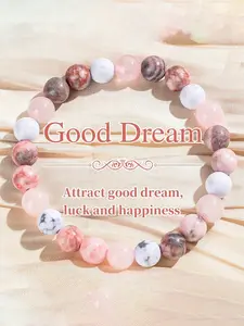 Bohemian Natural Stone Bead Bracelet, Elegant Unisex Jewelry Accessories, Perfect for Daily Wear and Gifts, Handmade Pearls, Bring Prosperity And Luck