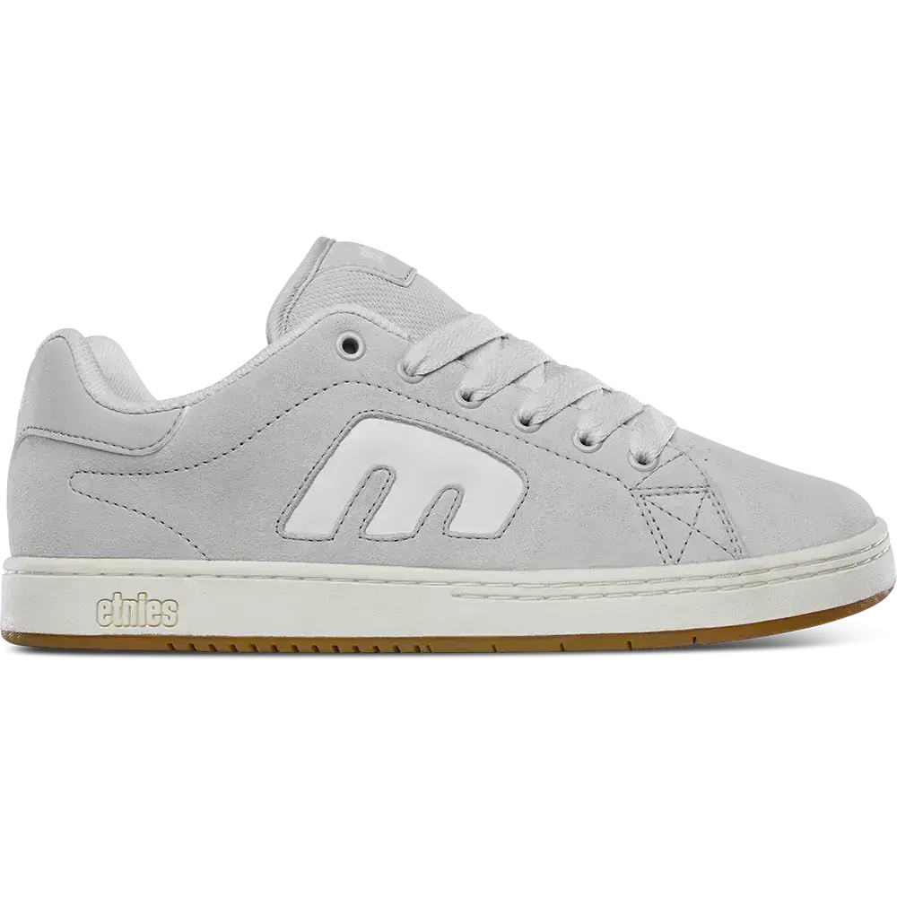 etnies Callicut Men's Suede Casual Skateboarding Shoes, Light Grey Cupsole Sports Sneakers with Reinforced Toe Cap and Comfort Insole, Sports Shoes, Closed