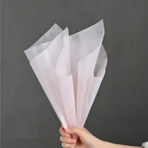 Tissue  Flower Wrapping Paper, Hand-Drawn Korean Paper for Bouquets, Non-Woven  Floral Bouquet  for Florist Packaging Arrangement, 23x18 Inch - 40 Sheets ()