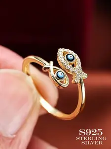 Elegant Silver Color Zircon Ring, Adjustable Design for Daily Wear & Special Occasions, Perfect Gift for Women, Unique Rings