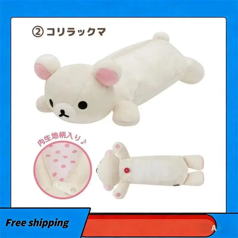 Kawaii Rilakkuma Bear Sister Cat Dress Up Pencil Case Girls Pencil Pouch Pen Bag Cartoon Cute Pencil Cases For School Gifts
