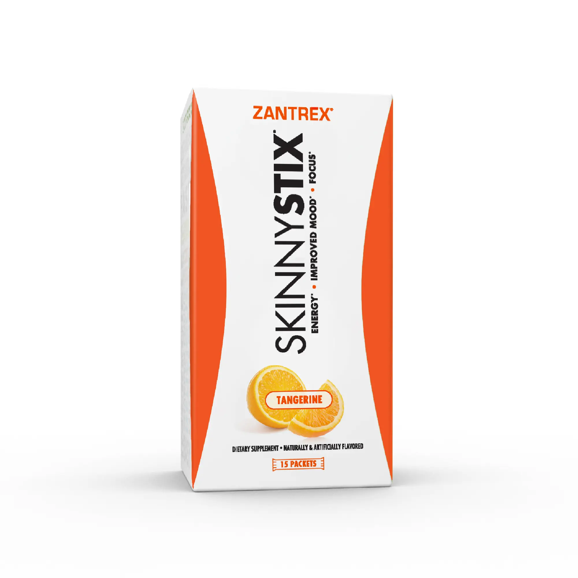 Zantrex SkinnyStix Tangerine Drink Mix | Energy & Wellness Support | 30 Stick Packs