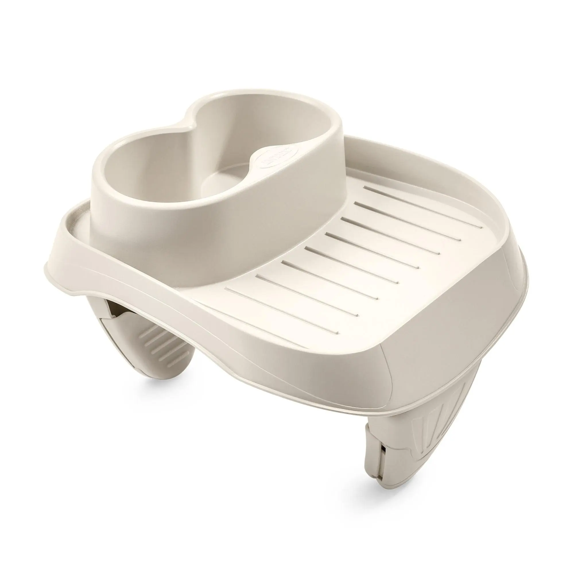 Intex PureSpa Attachable Cup Holder for Spa Walls, Pool & Hot Tub Accessory, Tan