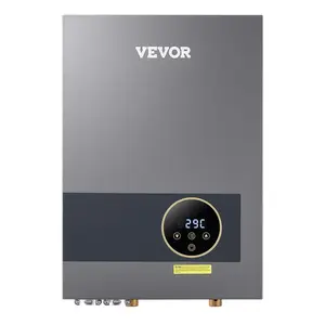 Fathersdaygift 240V 36kW Tankless Electric Water Heater - Under Sink Instant Hot Model with LCD Display, Child Security Lock, Space-Saving Design for Bathroom, Kitchen Use ()dealsforyoudays