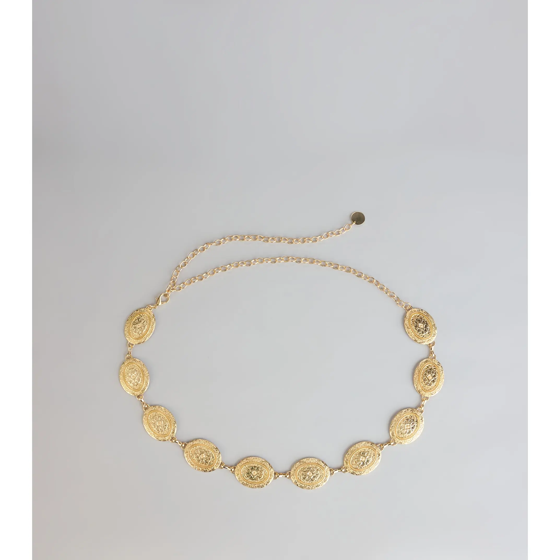 Golden Hour Muse Concho Chain Belt