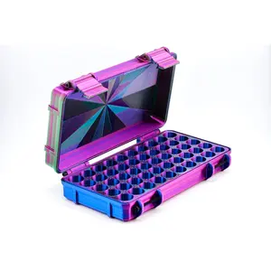 50-Slot 3 ml Vial Case | Bulk Storage Organizer | Organizer for GLP-1, Peptides, Research