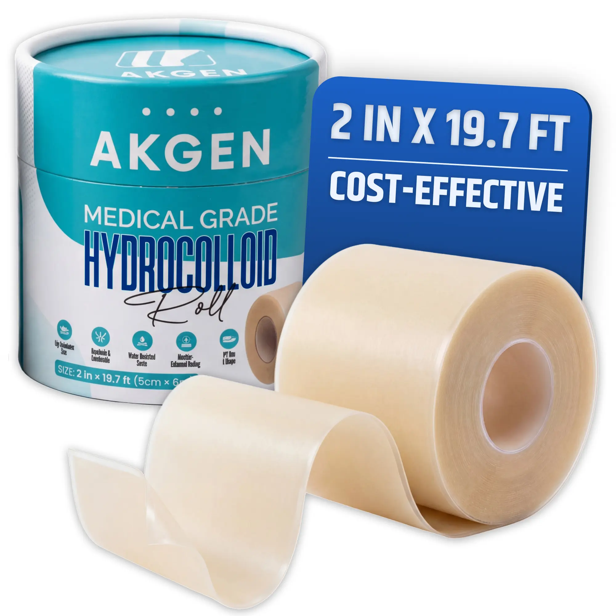 Akgen Hydrocolloid Roll 2in x 19.7ft