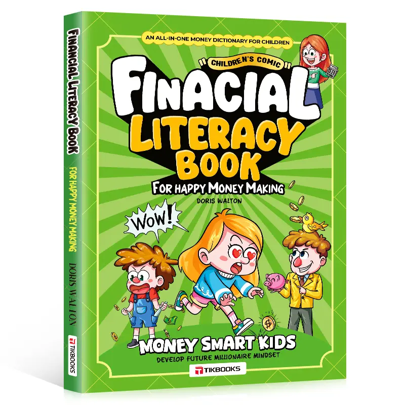 G-【TIKBOOKS】Children's Financial Intelligence Knowledge Book - Financial Thinking Cultivation Comic Version with Insights for Young Learners