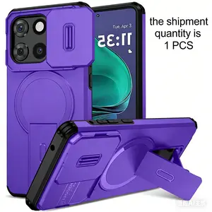 Motorola Moto G Series Magnetic Charging Phone Case, Drop Protection Full Cover Shockproof Stand Holder, Anti-Drop Protective Case, Smartphone Accessories