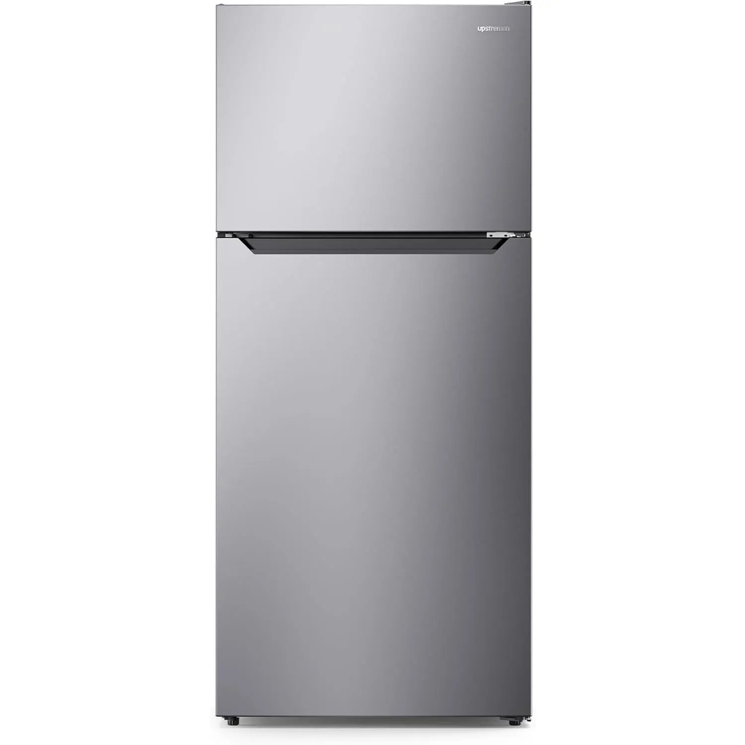 Upstreman 20.2 Cu.Ft. Top Freezer Ice-Free Refrigerator, 31.69"w x 29.72"d x 68.78"h Stainless Steel 2-Door Fridge, 32°F-46°F Adjustable Thermostat, Reversible Door, ENERGY STAR Certified, Large Capacity with Crisper Drawers for Apartment, Kitchen