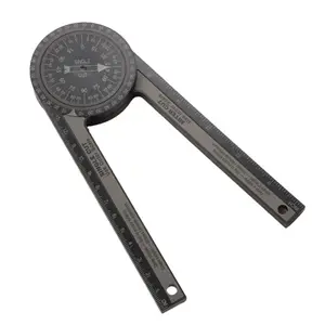 Plastic oblique angle saw protractor, 360 degree horizontal angle oblique angle detector, suitable for angle detectors in carpenters, finishing work, and the construction industry, Construction Tools, Carpentry