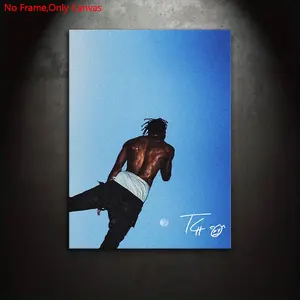 1 Piece/Set Frameless Canvas Painting Print Poster, Minimalist Style Art, Days Before Rodeo Album Cover. A perfect gift ideal for hip-hop culture enthusiasts, and an ideal gift for bedroom, living room, dormitory corridor, kitchen, mural, wall decor