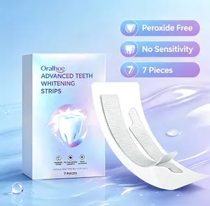 Oralhoe Gentle Teeth Whitening Strips, Remove Coffee Tea Stains Restore Natural Tooth Shine