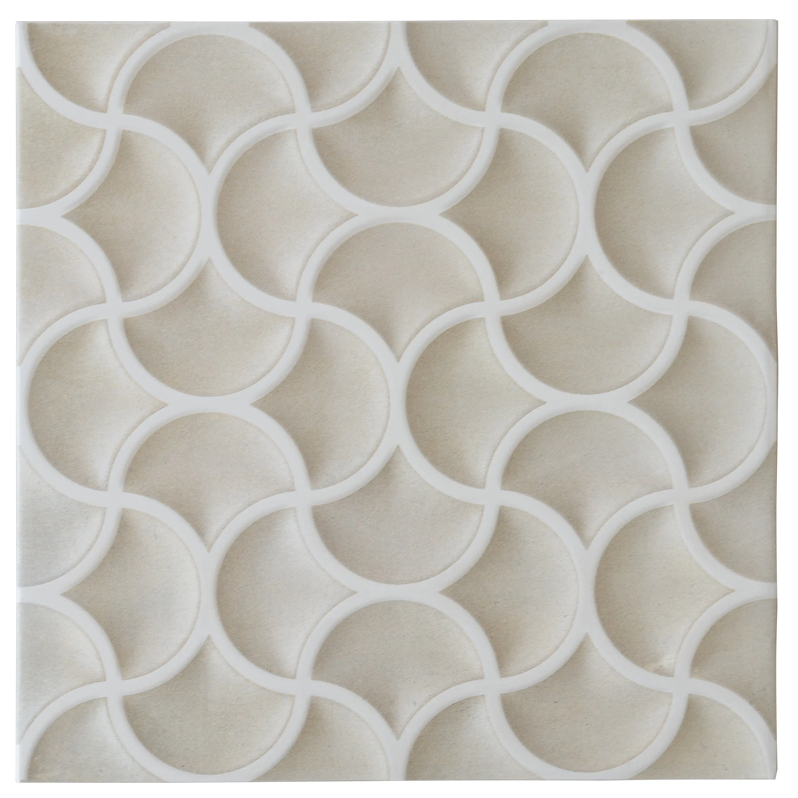 Soft Beige Terracotta 13x13 Matte Lattice Porcelain Tile (8 pack, 9.57 sq ft/case)