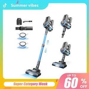 [Summervibes]Devoac Cordless Vacuum Cleaner,8-in-1 Rechargeable Stick Vacuum,Up to 40mins Runtime,Powerful Suction,Lightweight,Versatile for Hardwood Floors\Car\Carpets\Pet Hair