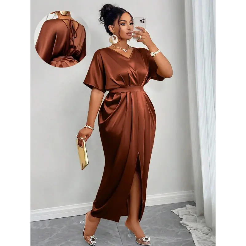 elegant christmas dress LFEOOST Christmas Dresses for Women 2023 Long Sleeve Fluffy V Neck Sexy Dress  Elegant Flowy Holiday Outfits Party Midi Dress at Amazon Women's Clothing  store