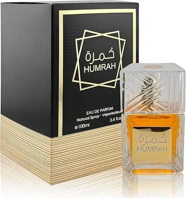 Humrah Eau de Parfum – Unisex Perfume – 3.4 fl oz | Warm & Spicy Scent with Gourmand and Woody Notes