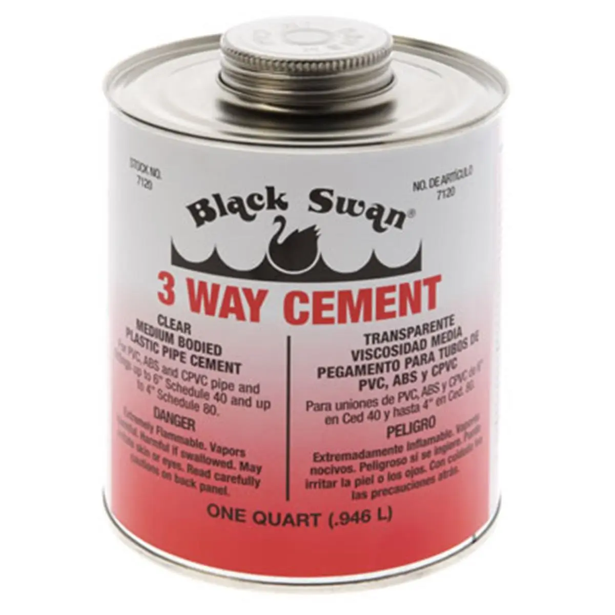 212 MAIN 3-Way Solvent Cement (Model 7115) - 16 oz Medium Body Waterproof Adhesive, Jumbo Dauber for Pipe Bonding