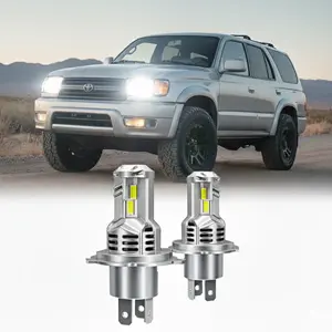 H4 LED Headlight Bulbs 600% Brighter Than Halogen | Plug & Play Install in 10 Mins | 50,000 Hrs Lifespan | 99% Car Compatible