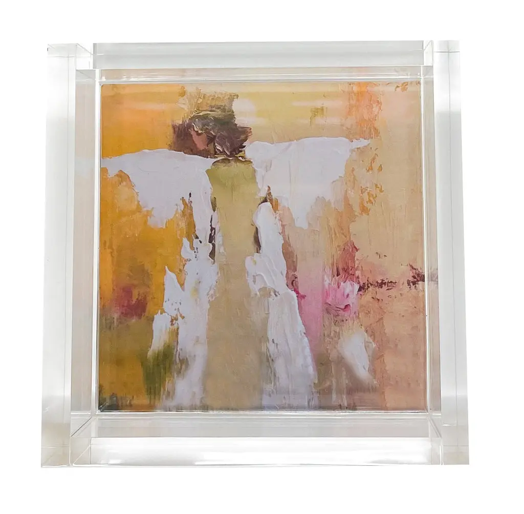 Elegant Acrylic Napkin Holder/Peace Trays by Anne Nielson