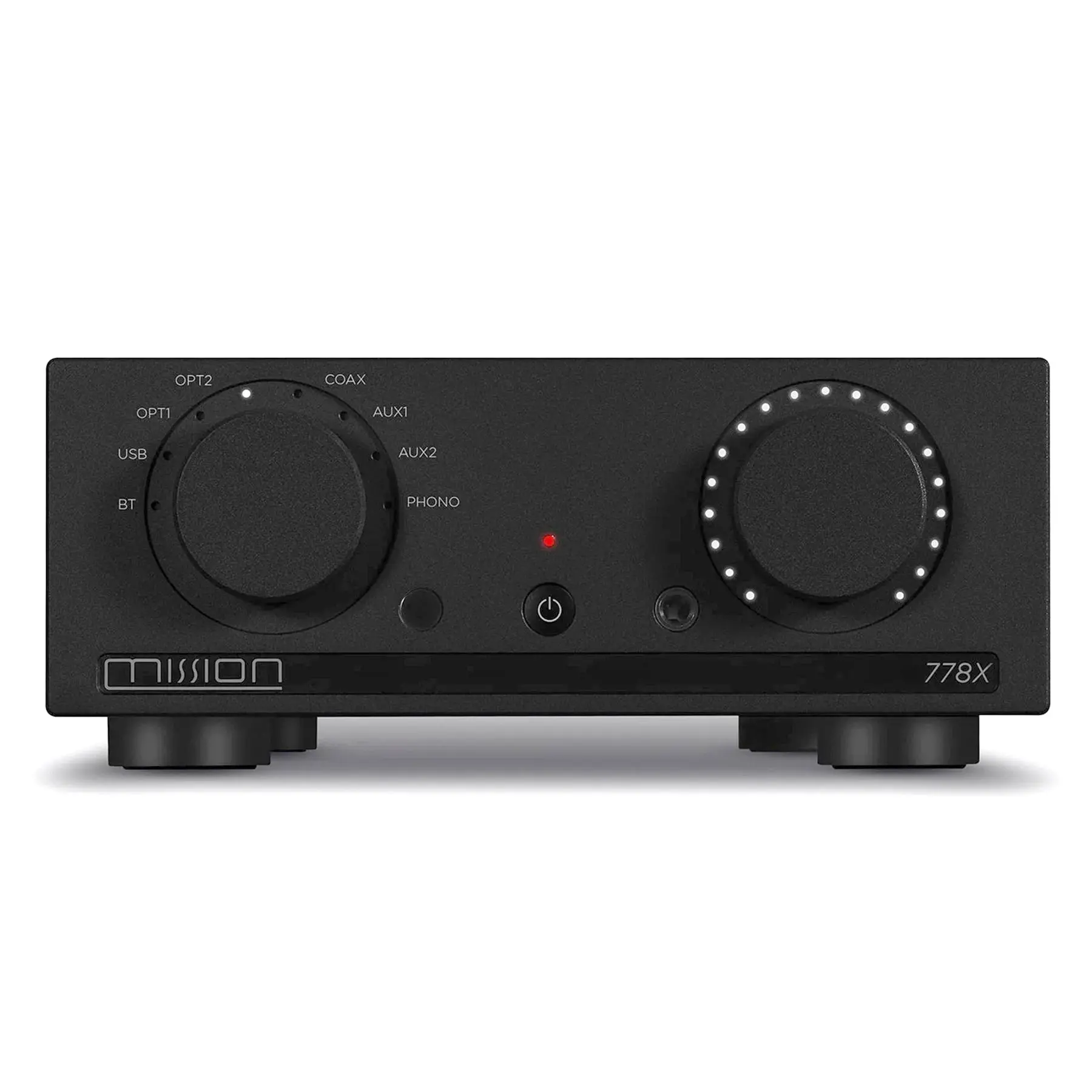 Mission: 778X Digital Integrated Home Amplifier - Compact Audio Stereo Device with Bluetooth Wireless Connectivity, Wired Function, Remote Control, Receiver, USB, 20 Hz-20 kHz Frequency Response