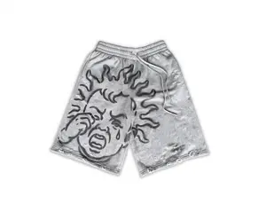 Crybaby Baggy Fleece Shorts (Grey)