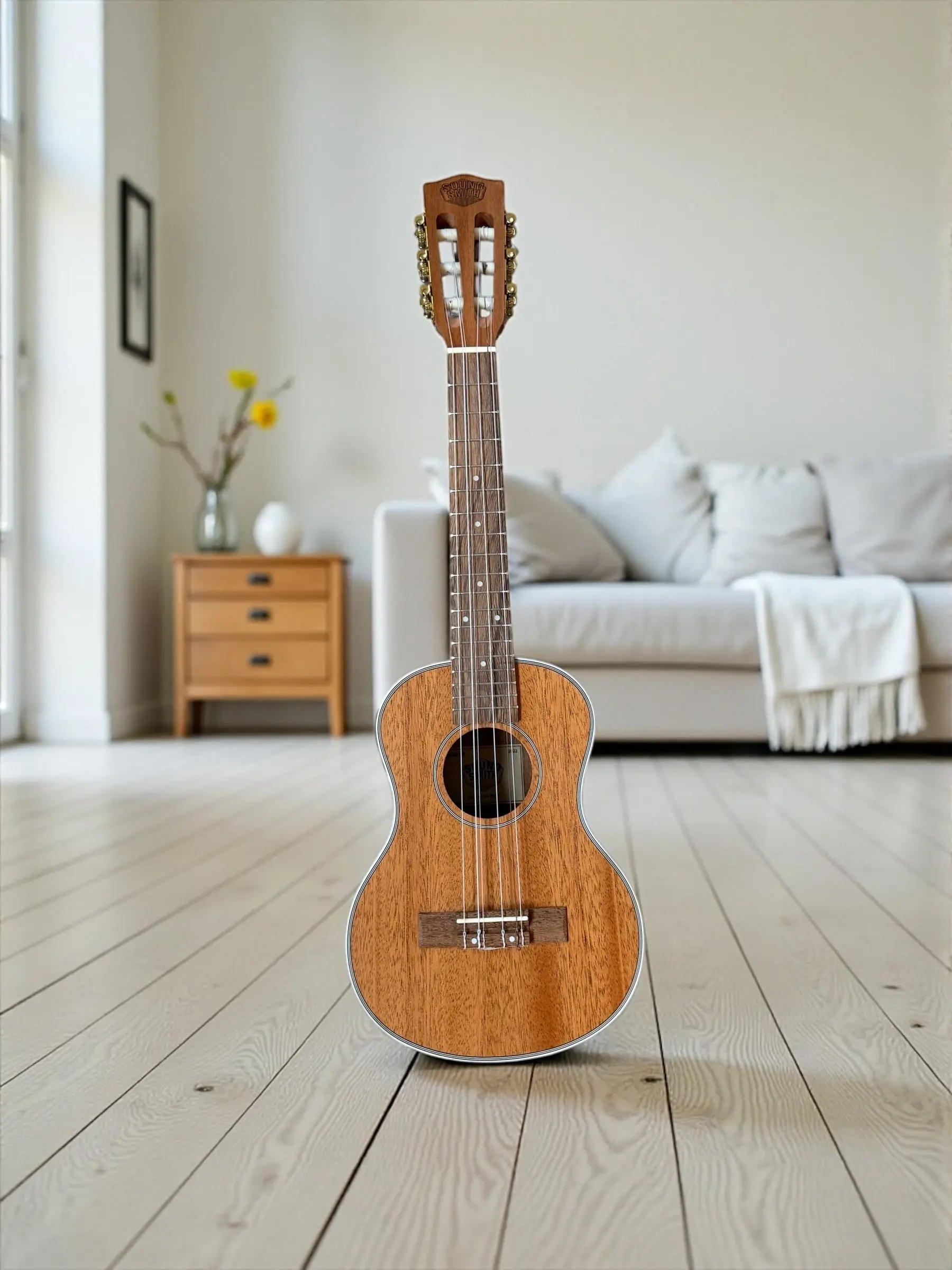 Sound Smith Tenor Antique Mahogany 6 String Ukulele - Natural M26-6E