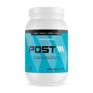 POST | Post Workout Protein and Carbohydrate Supplement - Enhances Recovery, Increases Strength, Optimizes Hydration, L-glutamine, Carb10 Pea Starch, Pea Protein Isolate - Chocolate Peanut Butter Flavor 30 Servings