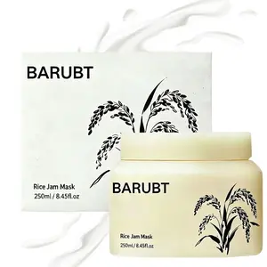 Rice Jam Mask |Rice exfoliator Brightening Gentle Exfoliating, Glow & Smooth Skin Care Lightweight Moisturizing Radiant  Face & Body Mask |(8.45fl.oz)