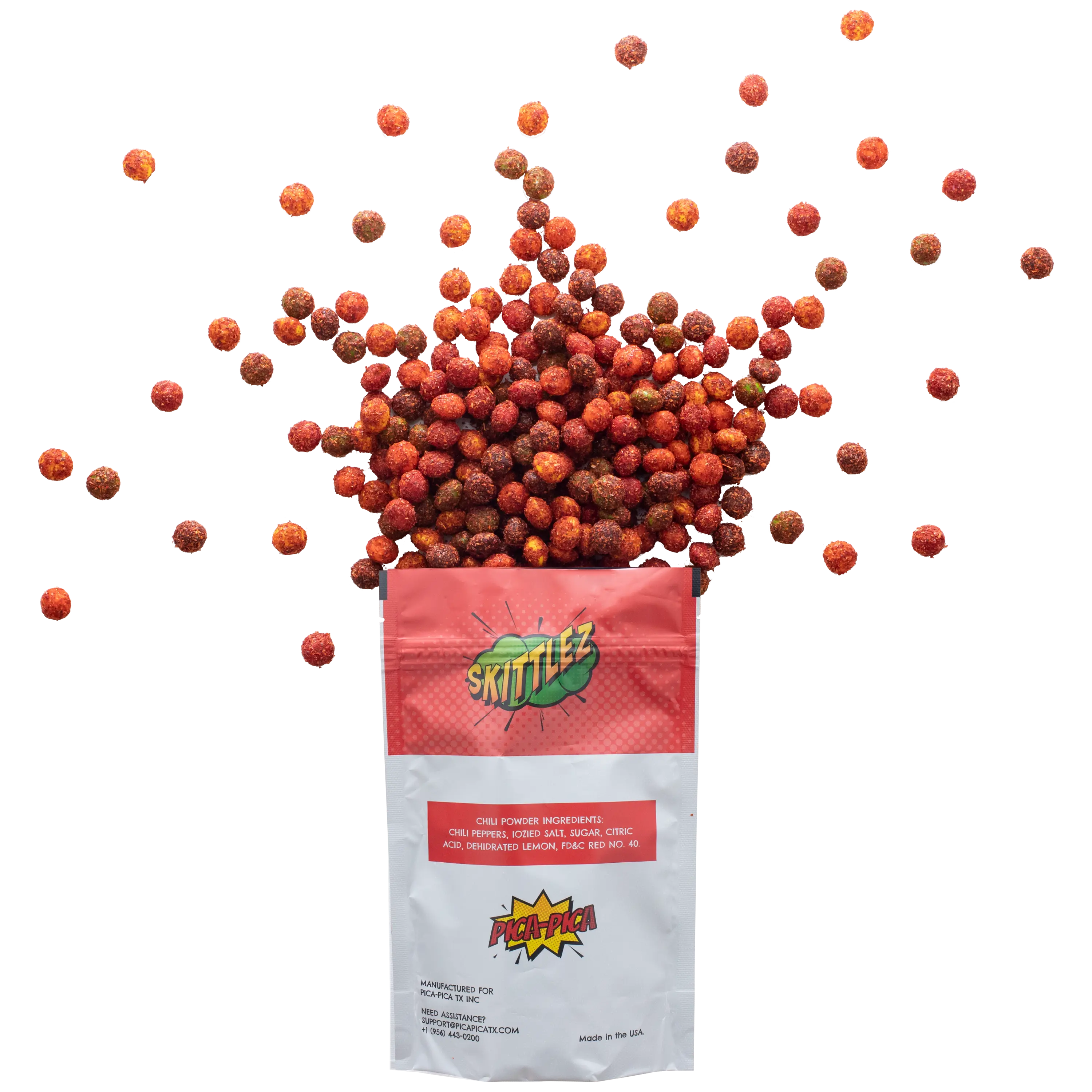 Skittlez Enchilados 8oz Rainbow Crunch Candy Fruity Chewy Candy