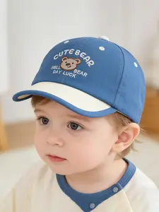 Cute Baby Bear Baseball Cap for Spring Summer Autumn, Lightweight Sun Protection Hat for 1-3 Years Old Infants, Perfect for Outdoor Play & Travel, Funny Baby Hat, Kids Hat