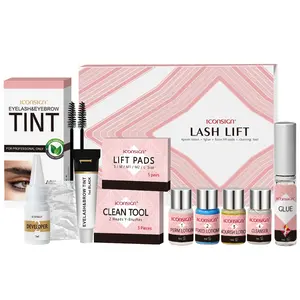 Portable Eyelash Curler Set, Long-Lasting Brow Dye Tool Kit, Essential Travel Makeup Products, Perfect for On-The-Go Touch-Ups, Eyelash Perm Set