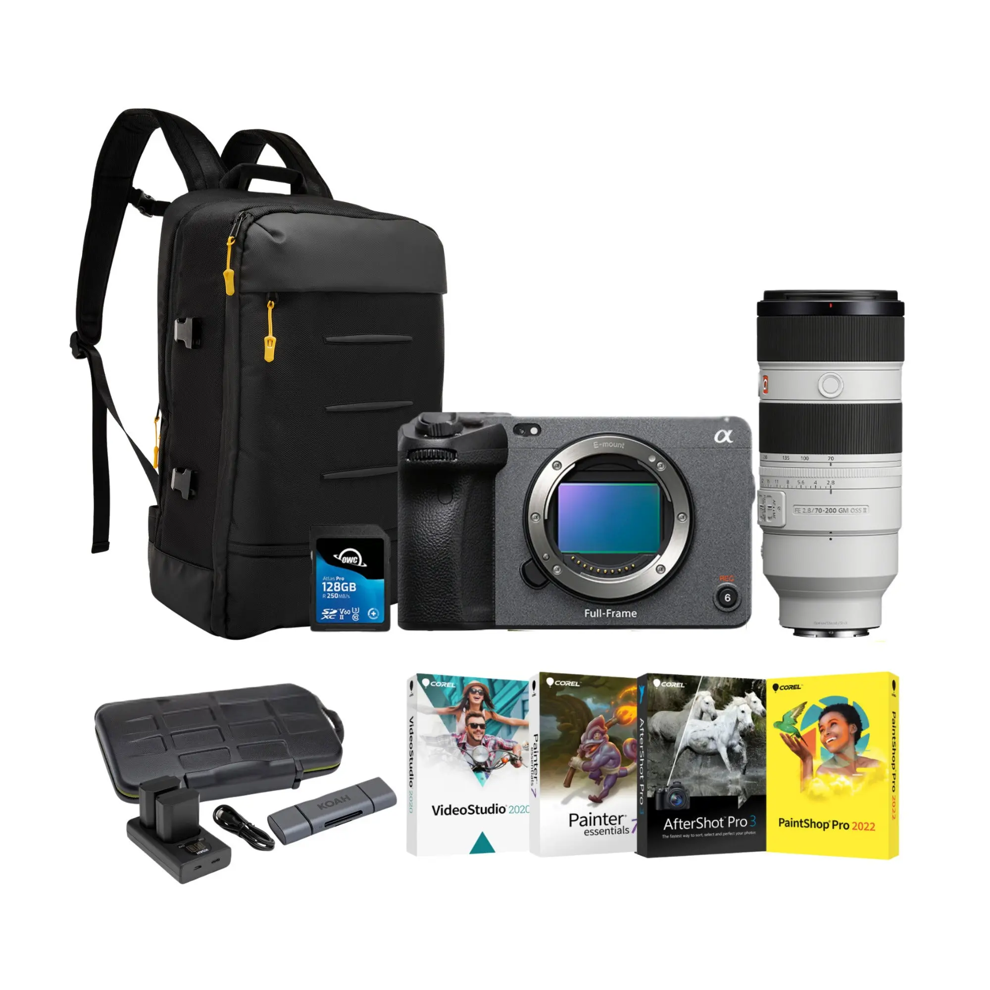 Sony FX3A Full-Frame Cinema Camera with 70-200mm f/2.8 GM OSS II Lens Bundle
