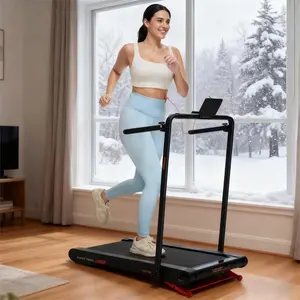 P3pro Walking Vibration Pad with Foldable Handrail 4-in-1 Fitness Solution for Walking Jogging Vibration Massage and 2-Level Incline 2.5HP Brushless Motor