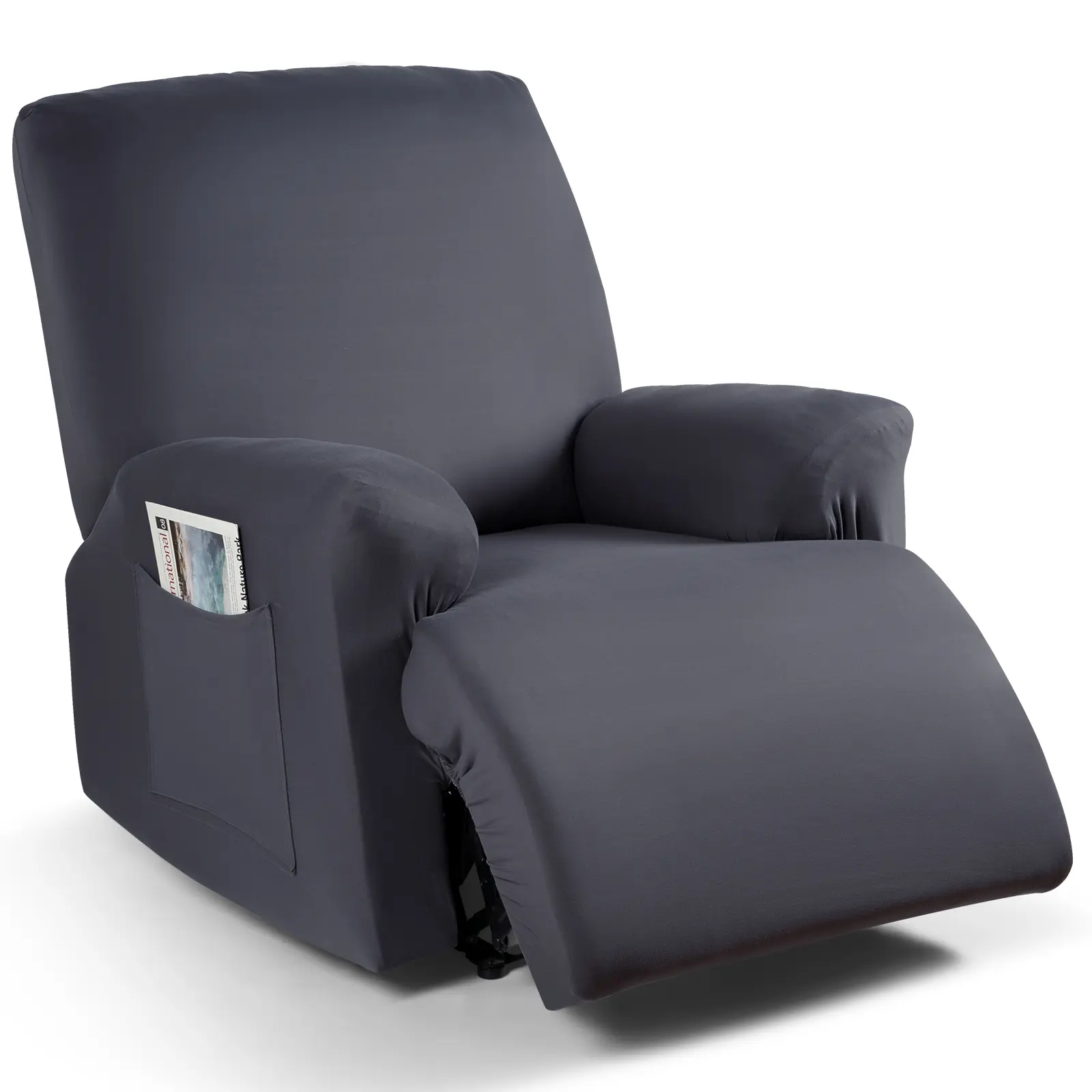 TAOCOCO Recliner Cover , Stretch Polyester Fabric, Fits Large Recliners—Soft, Breathable, and Skin-Friendly Sofa Covers with Pockets; Stretchy and Machine-Washable, Perfect for Living Rooms and Bedrooms.