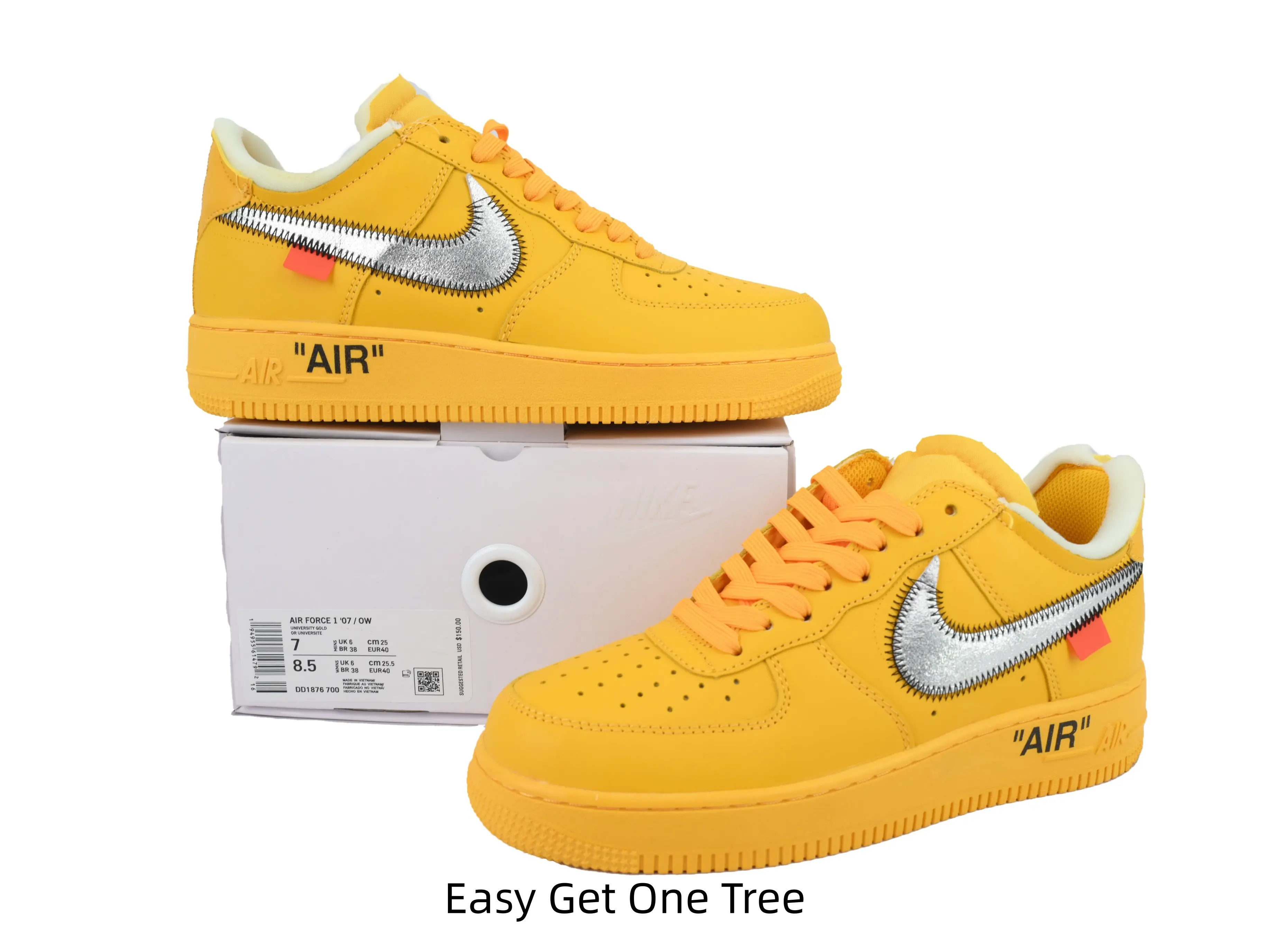 Vibrant Mustard Yellow Exposed Stitch Silver Logo Deconstructed Low Top Skate Sneakers Unisex, Smooth Leather Upper & Cushioned Foam Midsole #SkateShoes #StreetSneakers #SummerKicks