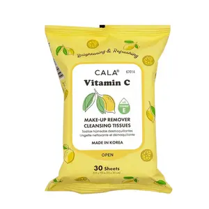 Cala Makeup Remover Wipes Tissue Cleanser vitamin c