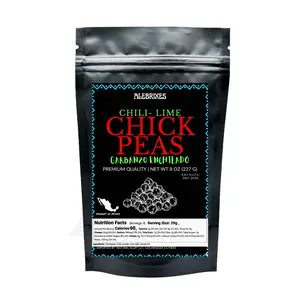Alebrixes - Chili Lime Chickpeas 8 oz (227 g) | Garbanzo Enchilado - Chili Lime Roasted Chickpeas | Authentic Mexican Snack