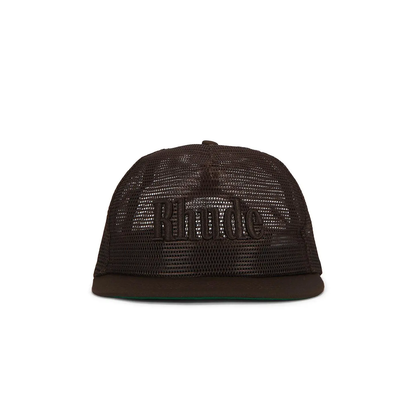 Rhude Logo Mesh Hat in Brown