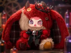 CN-ZA ZA Ben Xin Workshop 800%  series Mystery Boxes Bag Pendant Bunny Plush Dolls Soft Collectibles （Hidden Style 2/24)