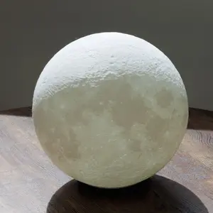3D Printed -Moon Lamp Stand Figurine Home Decor