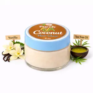 4 oz  Coconut Deep Hair Conditioner Custom Add >Vanilla, Lavender and Tea Tree Oil