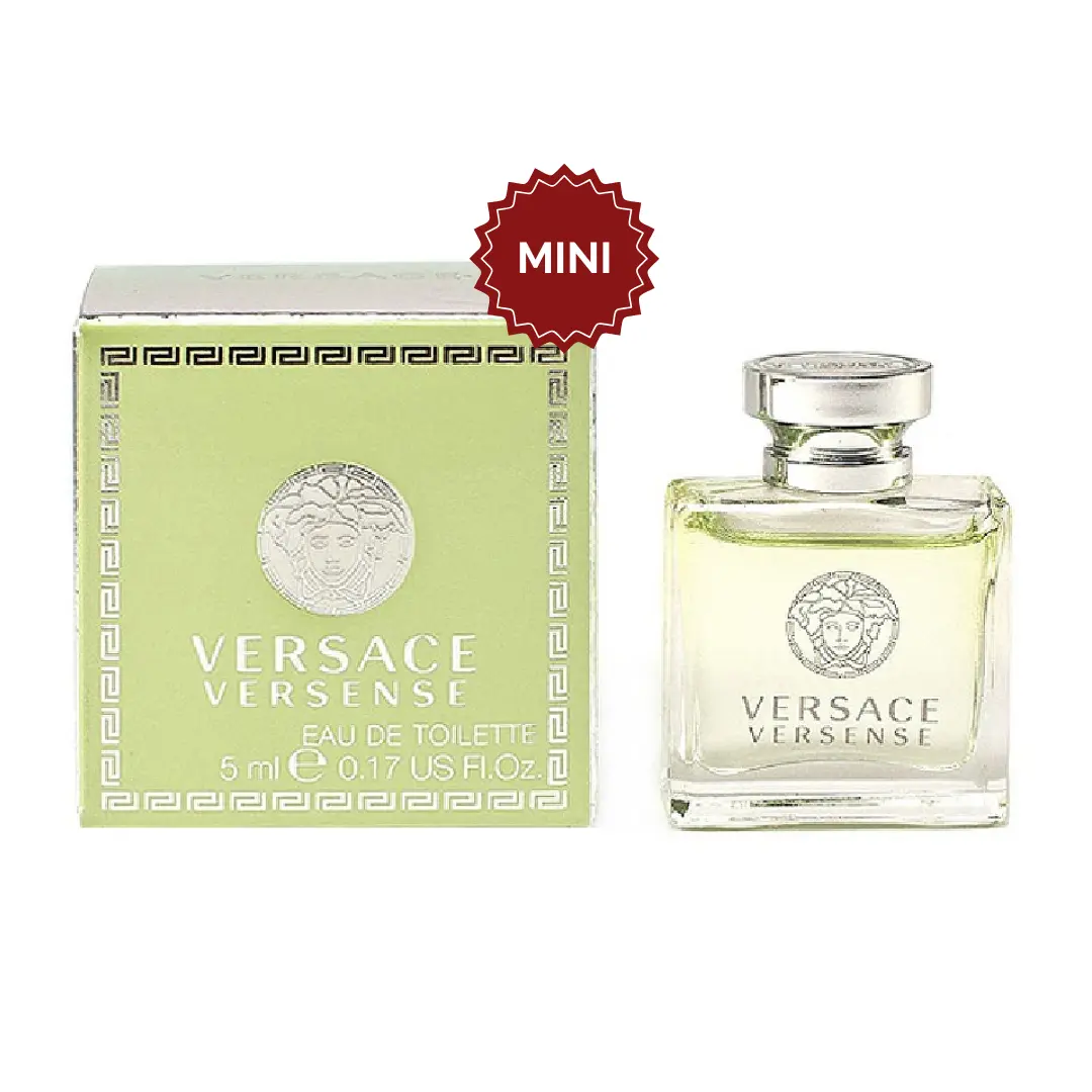 Versace Versense Eau de Toilette For Women 5ml / 0.17oz | Mini Travel Size Women's Fragrance | Fresh Citrus & Floral Perfume