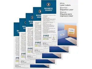 Business Source Bright White Premium-quality Address Labels