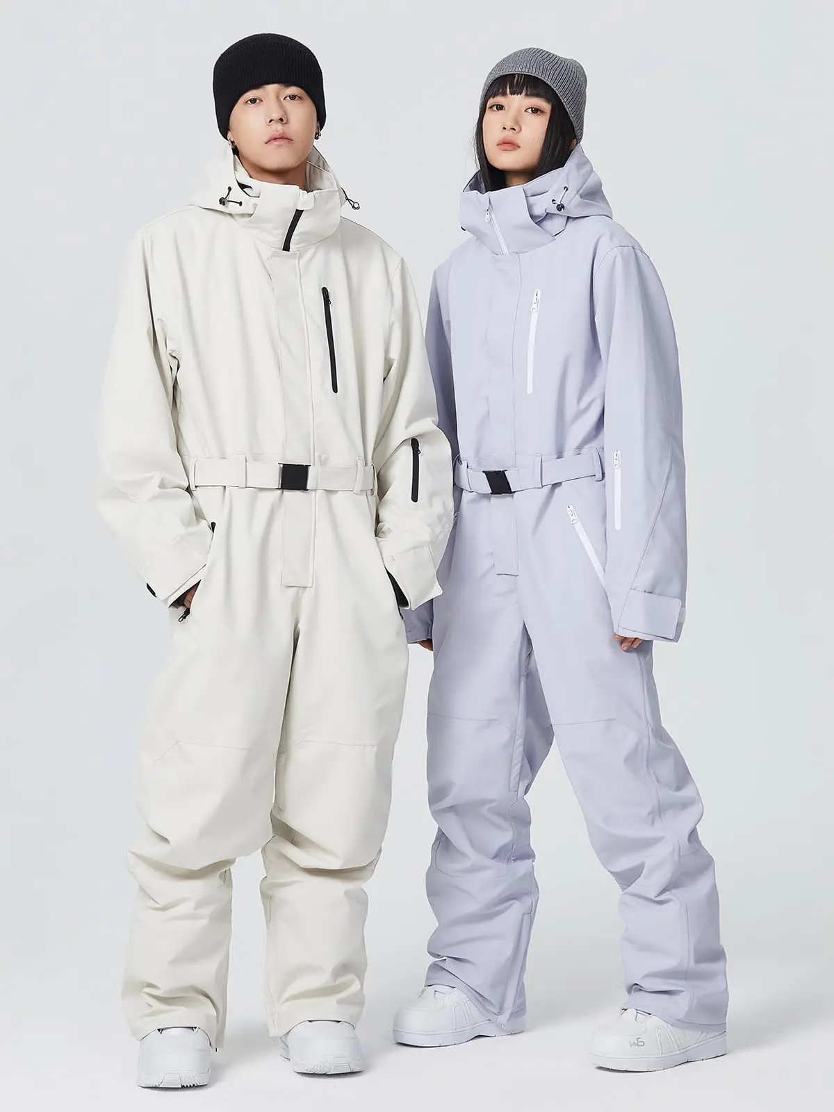 YEEFINE Women and Men's One Piece Ski Suit Waterproof Insulated Snowboard Jacket Snow Suit Winter Outdoor Snowsuit