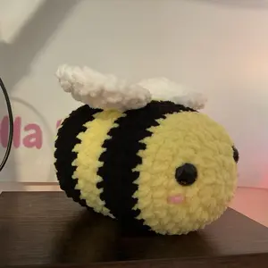 Crochet Bumblebee black and yellow handmade