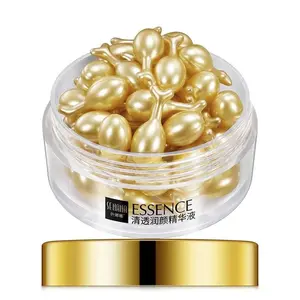 SENANA Active Skin Repair, Nourishing Anti Aging Night Serum Capsules for Face - Vitamin E, Supports Facial Skin Corrects Dark Spots Skincare Cleansing